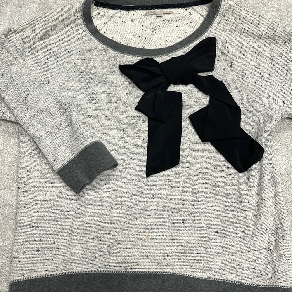 Gap bow detail 3/4 sleeve shirt size small